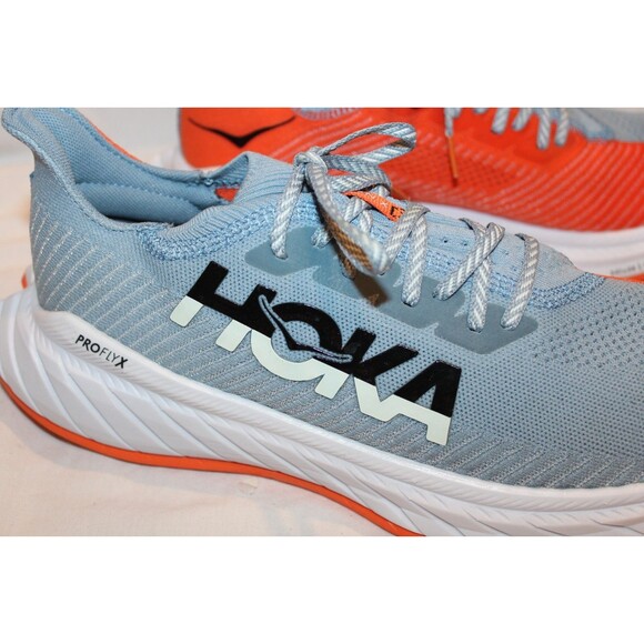 Hoka Men\'s Carbon X3 Running Athletic Sneakers NWOB BLUE ORANGE 13 main image 5